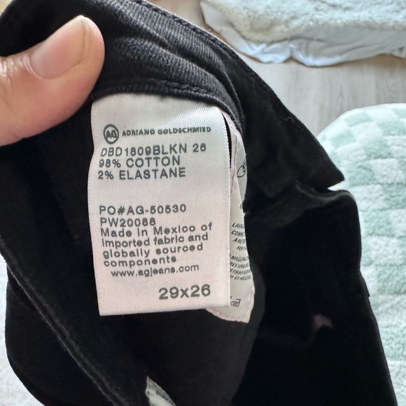 AG B Type 01 Black Jeans size 29 - Picture 7 of 7